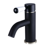 Paris Single-Handle 1-Hole Deck Mount Bathroom Faucet with Push Pop-Up