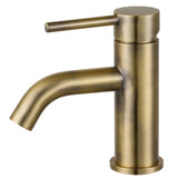 Concord Single-Handle 1-Hole Deck Mount Bathroom Faucet with Push Pop-Up