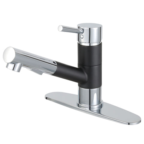 Concord Single-Handle 1-Hole Deck Mount Pull-Out Sprayer Kitchen Faucet