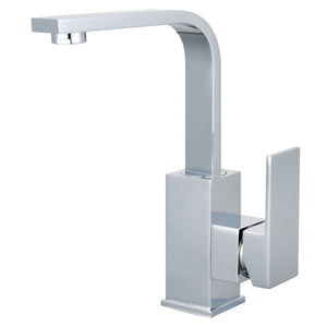 Claremont One-Handle 1-Hole Bathroom Faucet with Push Pop-Up Drain