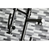 Continental Single-Handle 1-Hole Deck Mount Pre-Rinse Kitchen Faucet