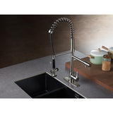 Continental Single-Handle 1-Hole Deck Mount Pre-Rinse Kitchen Faucet