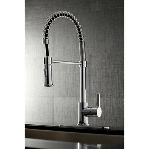 Continental Single-Handle 1-Hole Deck Mount Pre-Rinse Kitchen Faucet