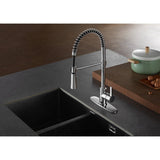 Continental Single-Handle 1-Hole Deck Mount Pre-Rinse Kitchen Faucet