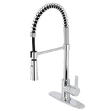 Continental Single-Handle 1-Hole Deck Mount Pre-Rinse Kitchen Faucet