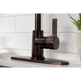 Continental Single-Handle 1-Hole Deck Mount Pre-Rinse Kitchen Faucet