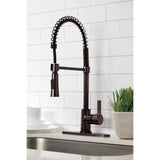 Continental Single-Handle 1-Hole Deck Mount Pre-Rinse Kitchen Faucet