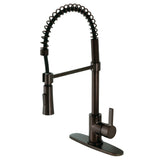 Continental Single-Handle 1-Hole Deck Mount Pre-Rinse Kitchen Faucet