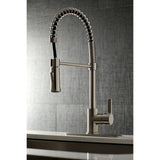 Continental Single-Handle 1-Hole Deck Mount Pre-Rinse Kitchen Faucet