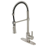 Continental Single-Handle 1-Hole Deck Mount Pre-Rinse Kitchen Faucet