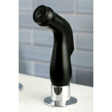 Continental Single-Handle 2-Hole Deck Mount Kitchen Faucet with Side Sprayer