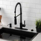 Kaiser Single-Handle 1-Hole Deck Mount Pre-Rinse Kitchen Faucet