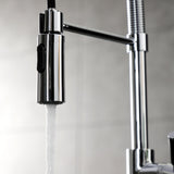 Kaiser Single-Handle 1-Hole Deck Mount Pre-Rinse Kitchen Faucet