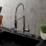 Concord Single-Handle 1-Hole Deck Mount Pre-Rinse Kitchen Faucet