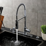 Concord Single-Handle 1-Hole Deck Mount Pre-Rinse Kitchen Faucet