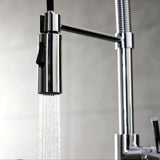 Concord Single-Handle 1-Hole Deck Mount Pre-Rinse Kitchen Faucet