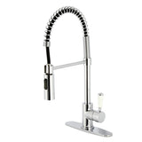 Paris Single-Handle 1-Hole Deck Mount Pre-Rinse Kitchen Faucet