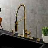 Concord Single-Handle 1-Hole Deck Mount Pre-Rinse Kitchen Faucet