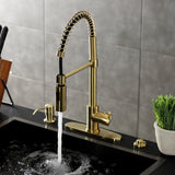 Concord Single-Handle 1-Hole Deck Mount Pre-Rinse Kitchen Faucet