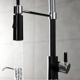 Kaiser Single-Handle 1-Hole Deck Mount Pre-Rinse Kitchen Faucet