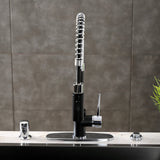 New York Single-Handle 1-Hole Deck Mount Pre-Rinse Kitchen Faucet