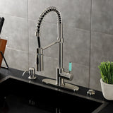 Kaiser Single-Handle 1-Hole Deck Mount Pre-Rinse Kitchen Faucet