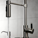 Kaiser Single-Handle 1-Hole Deck Mount Pre-Rinse Kitchen Faucet