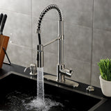 Kaiser Single-Handle 1-Hole Deck Mount Pre-Rinse Kitchen Faucet