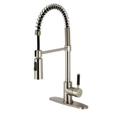 Kaiser Single-Handle 1-Hole Deck Mount Pre-Rinse Kitchen Faucet