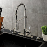 Paris Single-Handle 1-Hole Deck Mount Pre-Rinse Kitchen Faucet