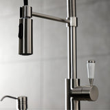 Paris Single-Handle 1-Hole Deck Mount Pre-Rinse Kitchen Faucet