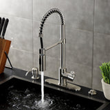 Paris Single-Handle 1-Hole Deck Mount Pre-Rinse Kitchen Faucet