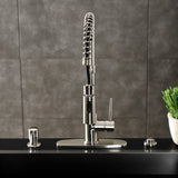 New York Single-Handle 1-Hole Deck Mount Pre-Rinse Kitchen Faucet