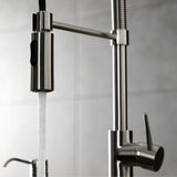 New York Single-Handle 1-Hole Deck Mount Pre-Rinse Kitchen Faucet