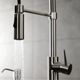 New York Single-Handle 1-Hole Deck Mount Pre-Rinse Kitchen Faucet