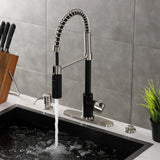 Kaiser Single-Handle 1-Hole Deck Mount Pre-Rinse Kitchen Faucet