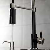 Kaiser Single-Handle 1-Hole Deck Mount Pre-Rinse Kitchen Faucet