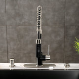 New York Single-Handle 1-Hole Deck Mount Pre-Rinse Kitchen Faucet