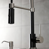 New York Single-Handle 1-Hole Deck Mount Pre-Rinse Kitchen Faucet