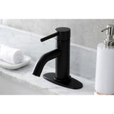 Concord Single-Handle 1-Hole Deck Mount Bathroom Faucet with Push Pop-Up