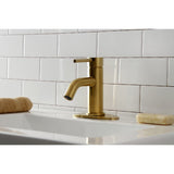 Concord Single-Handle 1-Hole Deck Mount Bathroom Faucet with Push Pop-Up