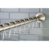 Edenscape 60-Inch to 72-Inch Adjustable Shower Curtain Rod with Rings