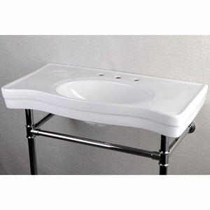 Imperial 36-Inch Ceramic Console Sink (8-Inch, 3-Hole)