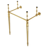 Edwardian Brass Console Sink Legs