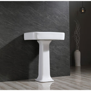 Robert Ceramic Pedestal Sink Base (VPB2268)