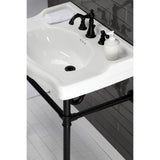 Fauceture Stainless Steel Console Sink Legs