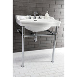 Fauceture Stainless Steel Console Sink Legs