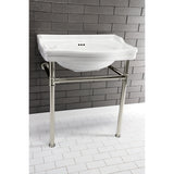 Fauceture Stainless Steel Console Sink Legs