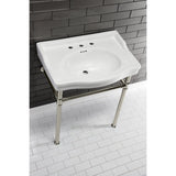 Fauceture Stainless Steel Console Sink Legs