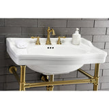 Fauceture Stainless Steel Console Sink Legs